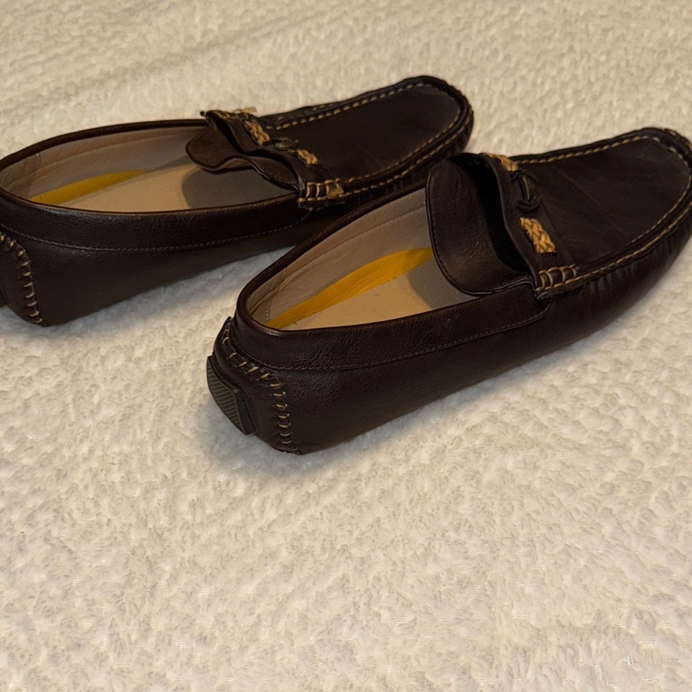 👞 Men’s Phat Farm Brown Loafers – Size 12 - Picture 6 of 7